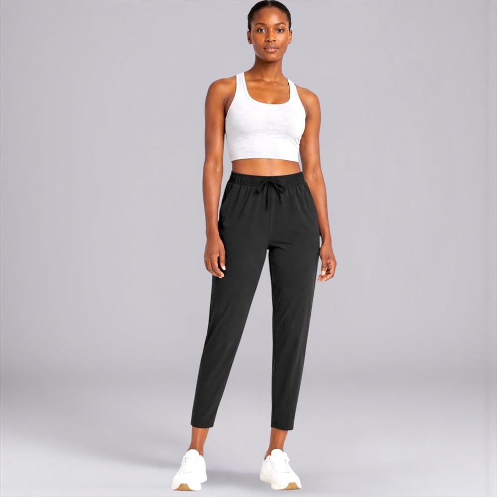 All in Motion Black High-Rise Athletic Taper Pants – Size S